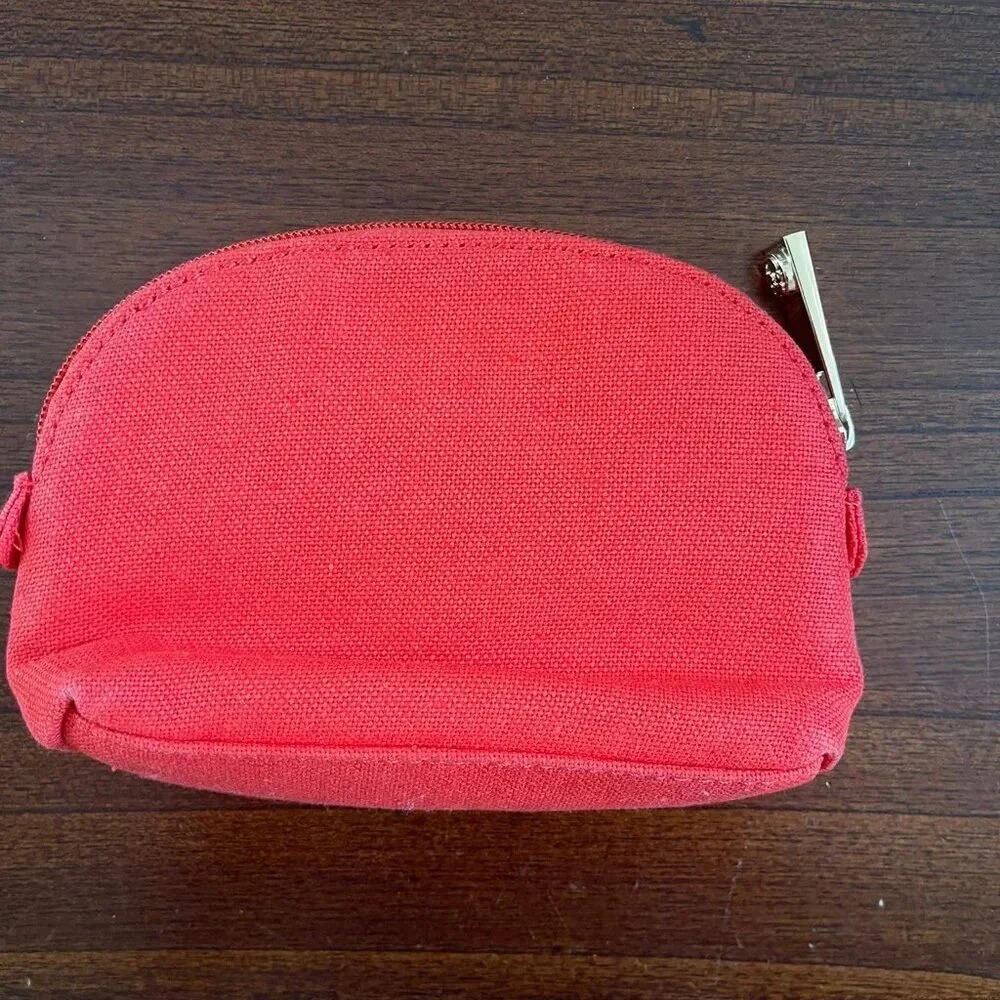Spartina 449 Pineapple Small Cosmetic Case Pouch Orange - Picture 3 of 8